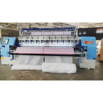 Yuxing automatizou a máquina estofando estofando da multi agulha do ponto do fechamento da máquina da canela para o cobertor